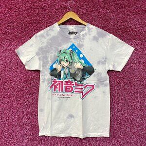 Hatsune Miku Let's Go! tiedye Tshirt size s/m